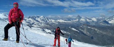Leichte 4000er Hochtouren im Saaser Tal